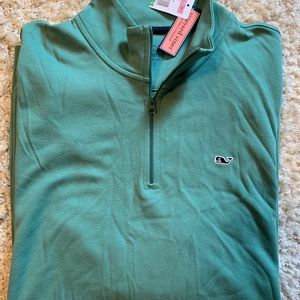 VINEYARD VINES MEN’S NEW JERSEY 1/4 ZIP SHIRT SZ L